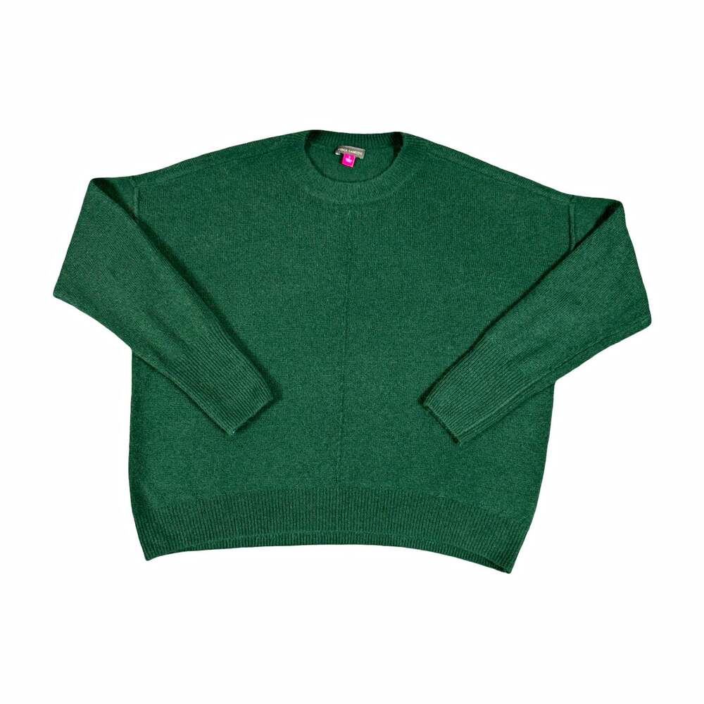 Women’s Vince Camuto Green Knit Crew Neck Long Sleeve Pullover Sweater S